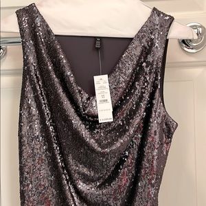 White House Black Market Sequin Top in XS.